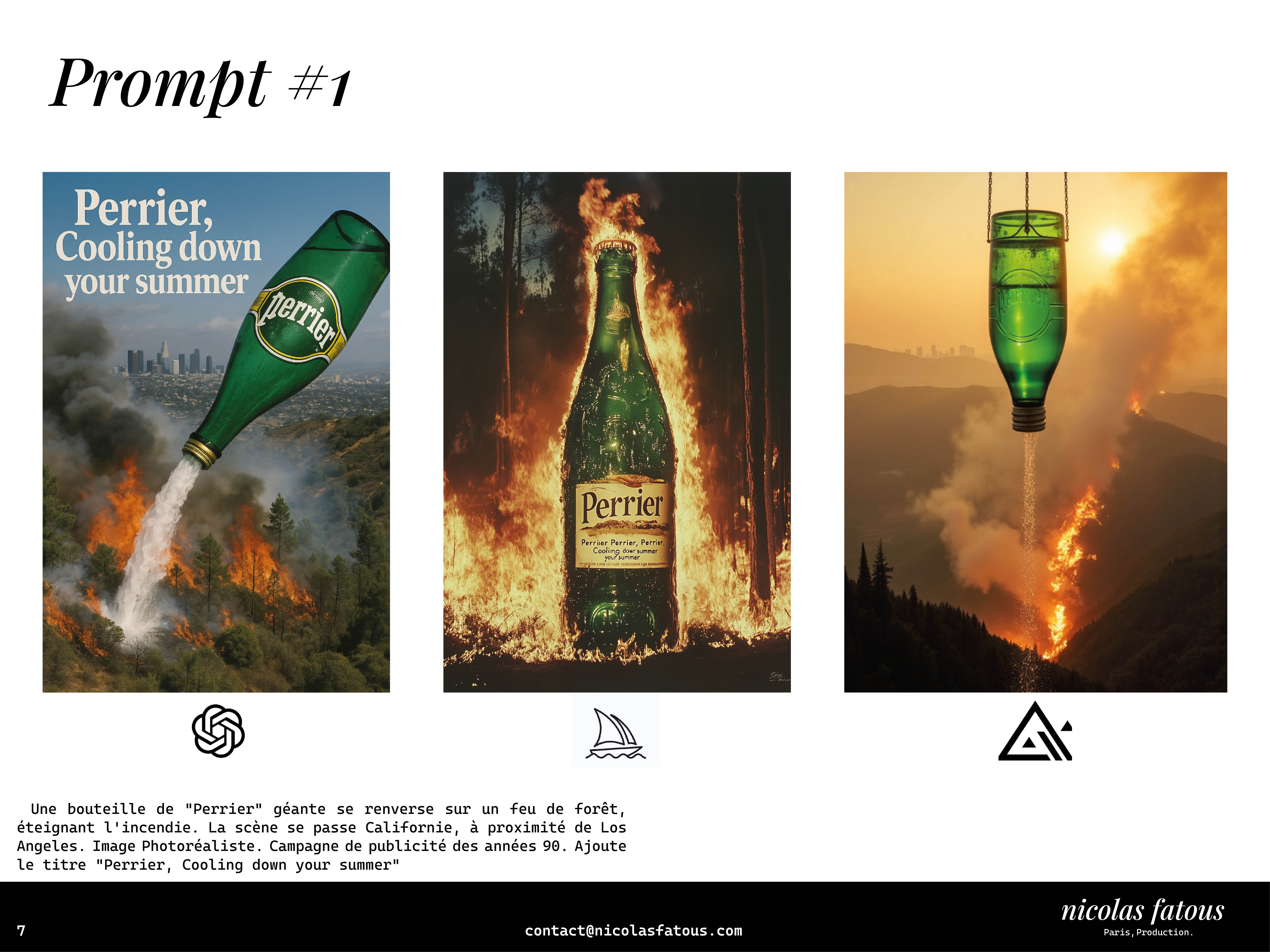 Prompt #1 — Comparaison des trois outils